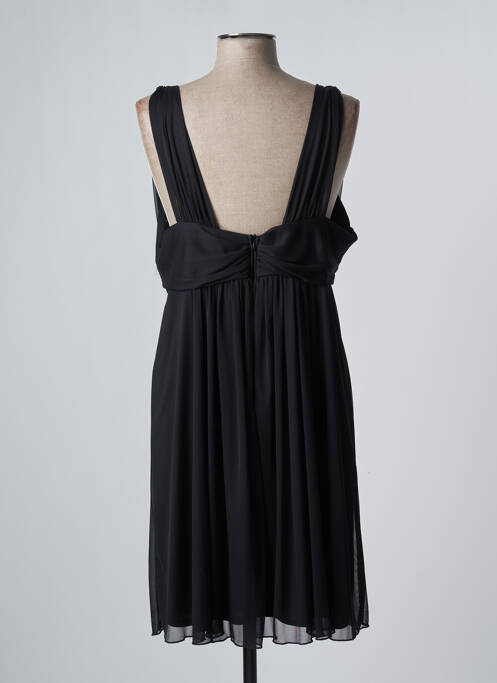 Robe mi-longue noir FASHION NEW YORK pour femme