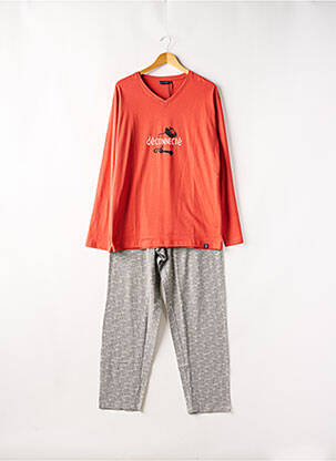 Pyjama orange ARTHUR pour homme
