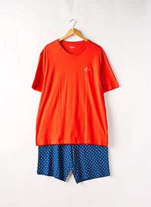 Pyjashort orange EMINENCE pour homme
