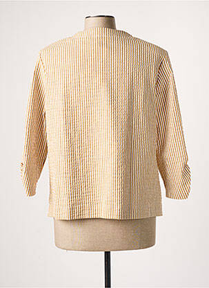 Veste casual epaulette jaune FRANK WALDER femme
