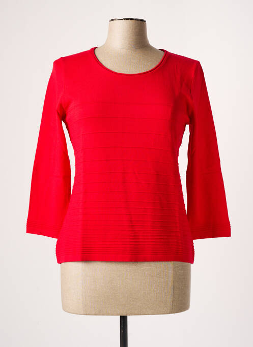 Pull rouge SAINT CHARLES pour femme