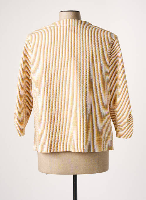 Veste casual jaune FRANK WALDER pour femme