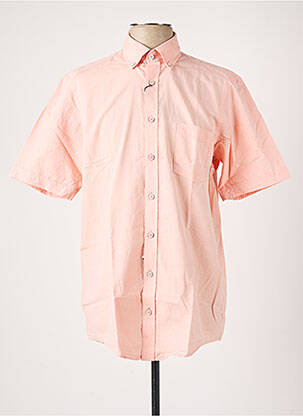 Chemise manches courtes poches poitrine orange CASAMODA homme