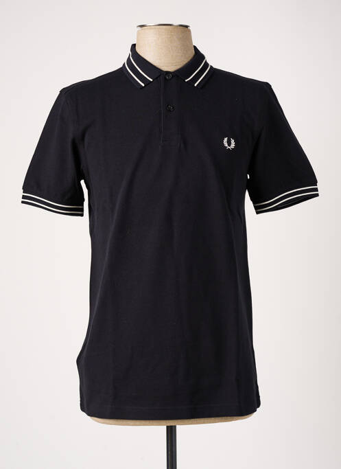Polo noir FRED PERRY pour homme