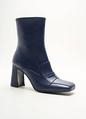 Bottines/Boots bleu BRUNO PREMI pour femme