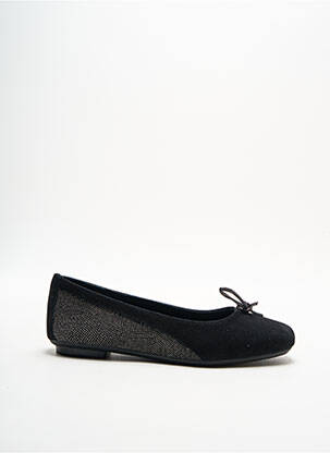 Ballerines semelle amovible talon plat jusqu'à 3cm noir REQINS femme