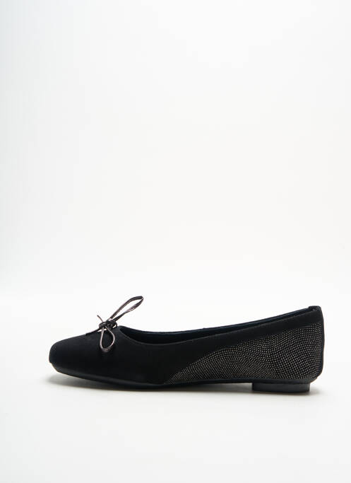 Ballerines semelle amovible talon plat jusqu'à 3cm noir REQINS femme