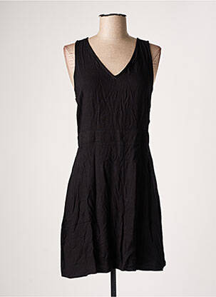 Robe mi-longue coupe évasée sans manche noir VILA femme