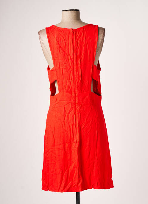 Robe mi-longue rouge VILA pour femme