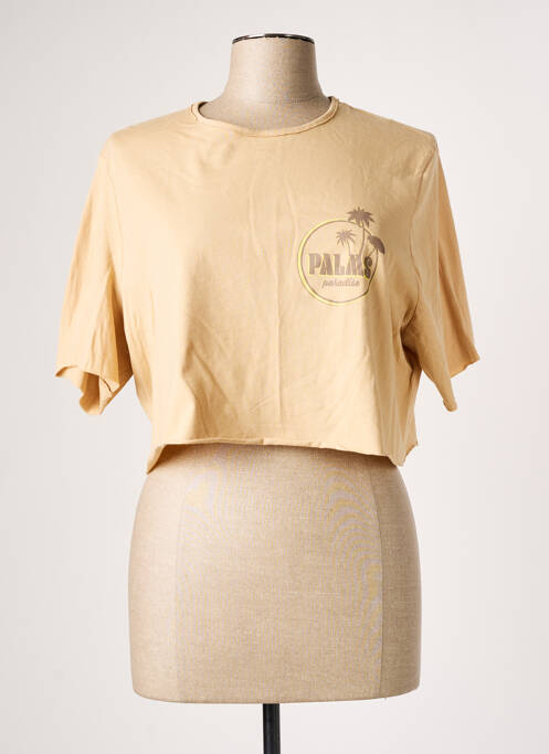 T-shirt beige ONLY pour femme