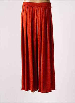 Pantalon 7/8 stretch taille normale orange OSANNA CREAZIONE femme