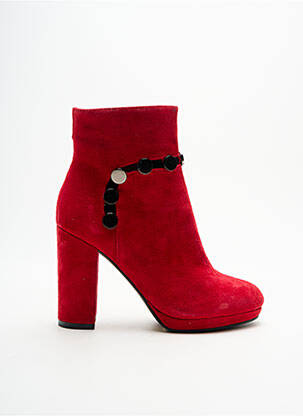 Bottines/Boots rouge CAFE NOIR pour femme