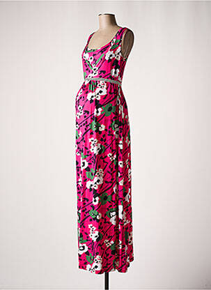 Robe maternité stretch rose POMKIN femme
