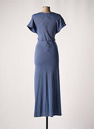 Robe maternité stretch bleu BALLOON femme