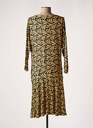 Robe maternité col v jaune POMKIN femme