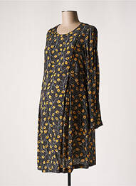 Robe maternité col rond noir POMKIN femme
