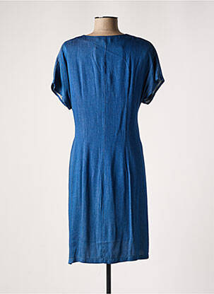 Robe maternité col v bleu BALLOON femme