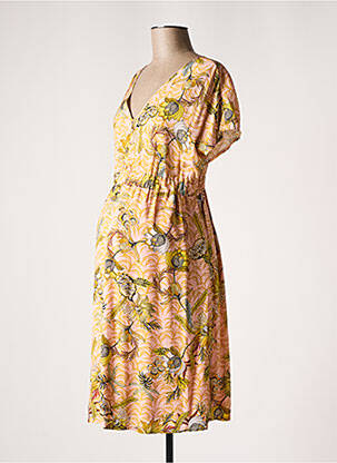 Robe maternité doublure rose POMKIN femme