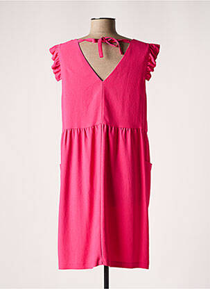Robe maternité col v rose BALLOON femme