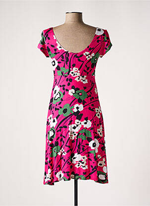 Robe maternité stretch rose POMKIN femme