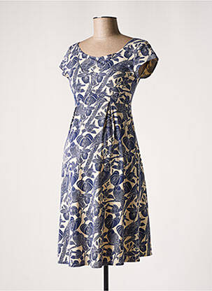 Robe maternité stretch bleu POMKIN femme