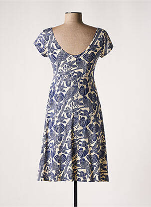 Robe maternité stretch bleu POMKIN femme