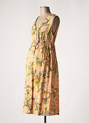 Robe maternité doublure rose POMKIN femme