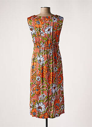 Robe maternité doublure orange POMKIN femme
