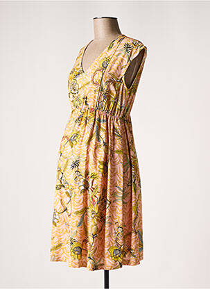 Robe maternité doublure rose POMKIN femme