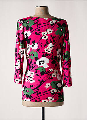 T-shirt / top maternité manches 3/4 rose POMKIN femme