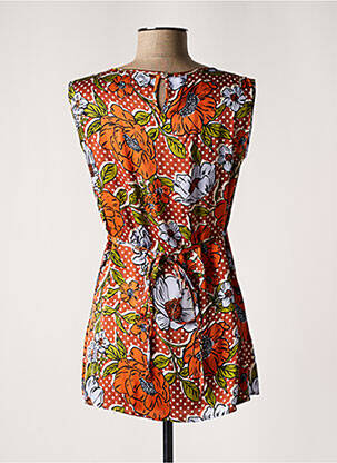 Tunique maternité col rond orange POMKIN femme