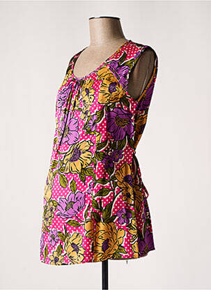 Tunique maternité col rond rose POMKIN femme