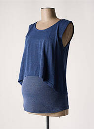 T-shirt / top maternité sans manche bleu BALLOON femme