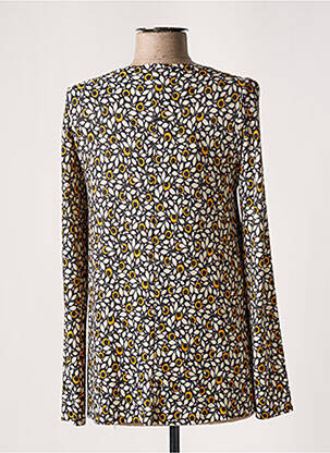 Pull maternité stretch jaune POMKIN femme