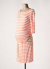 Robe maternité orange BALLOON pour femme seconde vue
