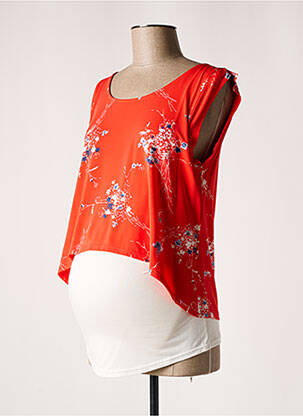 T-shirt / Top maternité orange BALLOON pour femme
