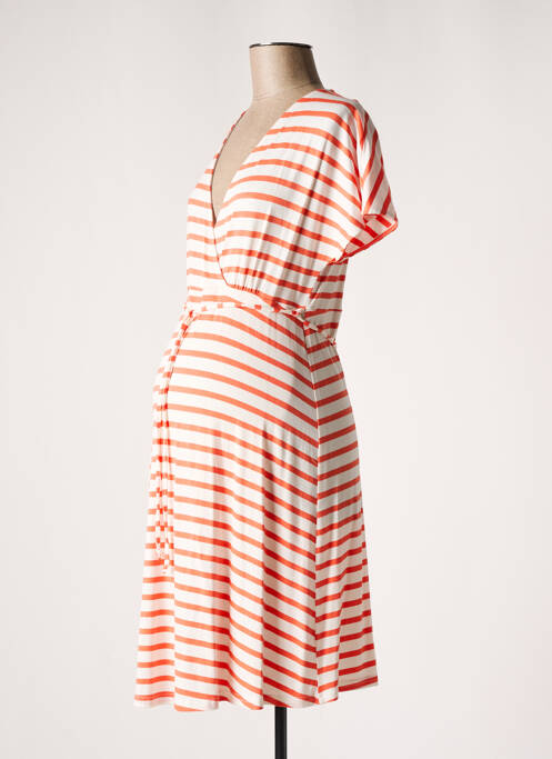 Robe maternité stretch orange BALLOON femme