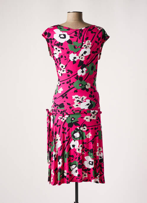 Robe maternité stretch rose POMKIN femme
