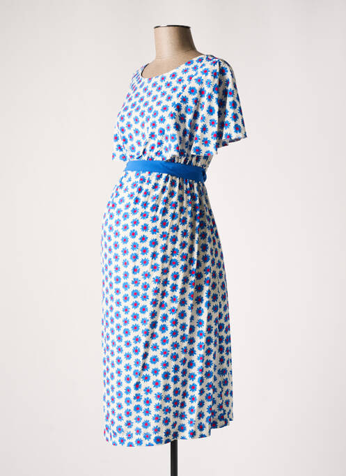 Robe maternité bleu POMKIN pour femme