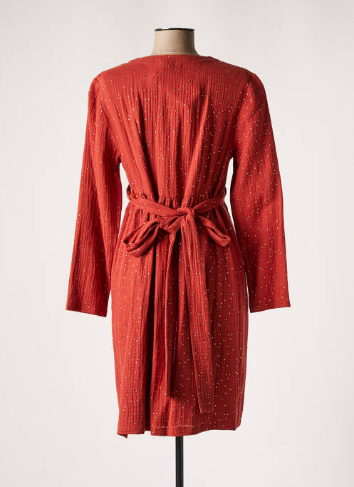 Robe maternité orange BALLOON pour femme