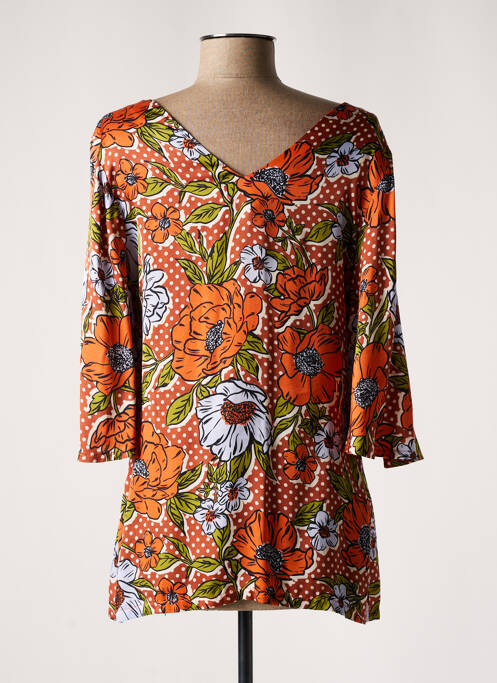 Tunique maternité orange POMKIN pour femme