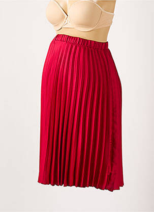 Jupe maternité doublure textile rouge POMKIN femme