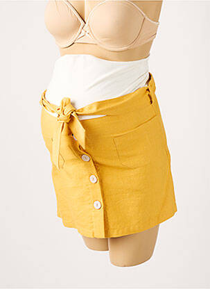 Jupe maternité poches jaune BALLOON femme