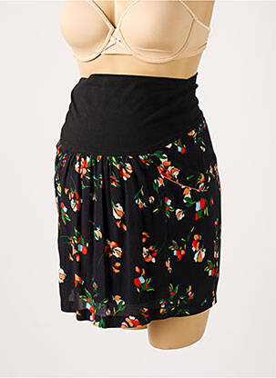 Jupe maternité imprimé fantaisie noir BALLOON femme