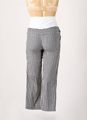 Pantalon maternité tissage popeline noir BALLOON femme