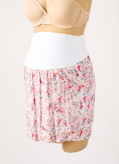 Jupe maternité imprimé fantaisie rose BALLOON femme