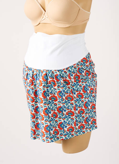 Jupe maternité imprimé fleurs bleu BALLOON femme