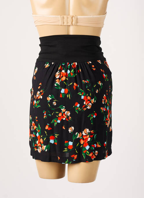 Jupe maternité tissage popeline noir BALLOON femme