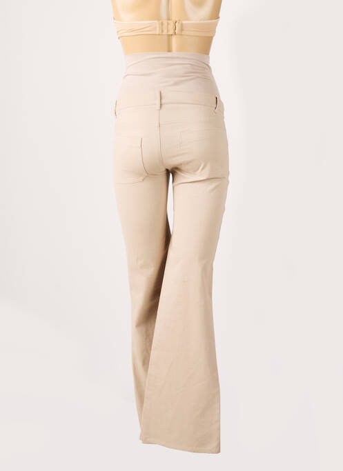 Pantalon maternité poches beige BALLOON femme