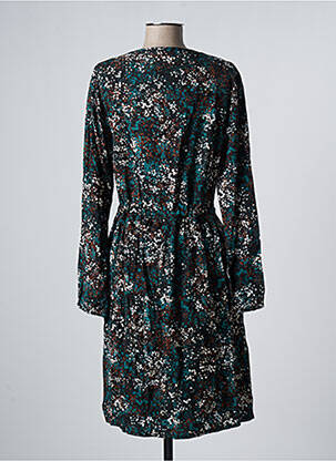 Robe mi-longue manches longues manches longues noir CREAM femme
